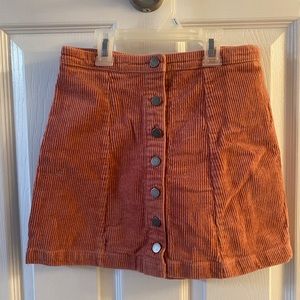 Corduroy Mini Skirt